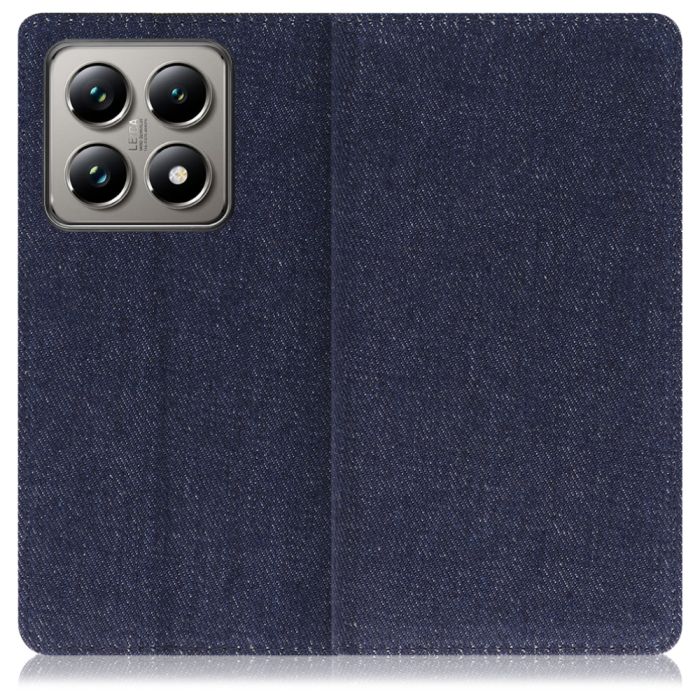 [ LOOF DENIM ] Xiaomi 14T Pro  14TPro スマホケース ケース カバー 手帳型ケース カード収納 マグネット付き デニム ベルトなし [ Xiaomi 14T Pro  ]