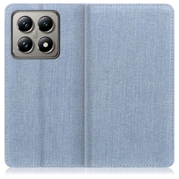 [ LOOF DENIM ] Xiaomi 14T Pro  14TPro スマホケース ケース カバー 手帳型ケース カード収納 マグネット付き デニム ベルトなし [ Xiaomi 14T Pro  ]