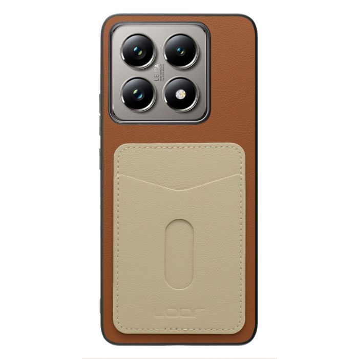 [ LOOF PASS-SHELL (LEATHER Ver.) スライド ] Xiaomi 14T Pro  14TPro スマホケース 背面 ケース カバー ハードケース カード収納 カードホルダー ストラップホール [ Xiaomi 14T Pro  ]
