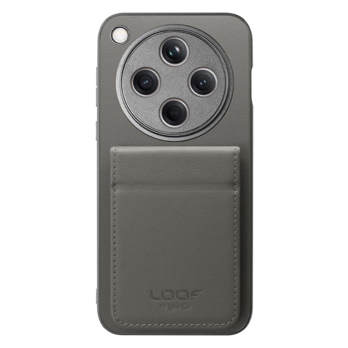 [ LOOF BASIC-SHELL SLIM CARD 2カード ] OPPO Find X8 CPH2651 ケース 背面 カード収納 カード入れ カードポケット カバー スマホケース 薄型 大容量 本革 [ OPPO Find X8 ]