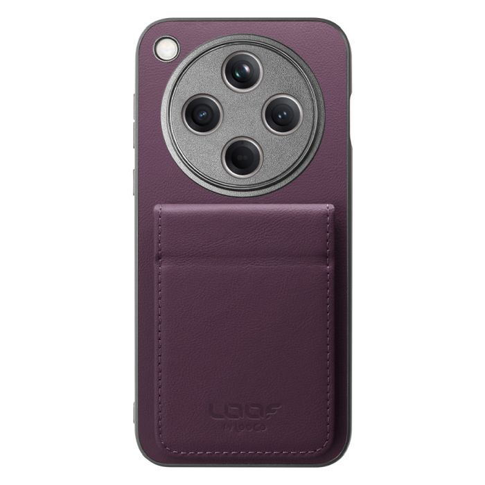 [ LOOF BASIC-SHELL SLIM CARD 2カード ] OPPO Find X8 CPH2651 ケース 背面 カード収納 カード入れ カードポケット カバー スマホケース 薄型 大容量 本革 [ OPPO Find X8 ]