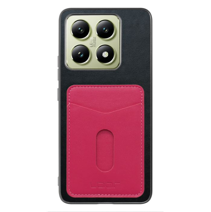 [ LOOF PASS-SHELL ] Xiaomi 14T XIG06 スマホケース 背面 ケース カバー ハードケース カード収納 カードホルダー ストラップホール [ Xiaomi 14T ]