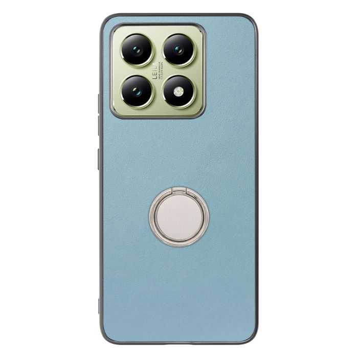 [ LOOF RING-SHELL (シンプル Ver.) ] Xiaomi 14T XIG06 スマホケース 背面 ケース カバー ハードケース スマホリング リング付き 本革 ストラップホール [ Xiaomi 14T ]