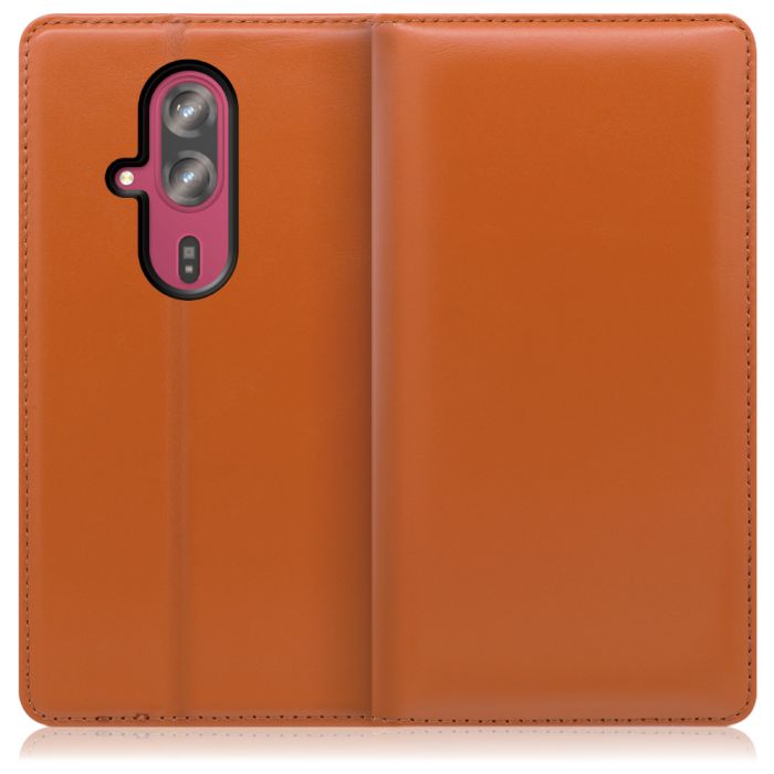 [ LOOF SIMPLLE ] らくらくスマートフォン F-53E F-53E FUJITSU FCNT スマホケース ケース カバー 手帳型ケース カード収納 本革 マグネットなし ベルトなし [ らくらくスマートフォン F-53E ]