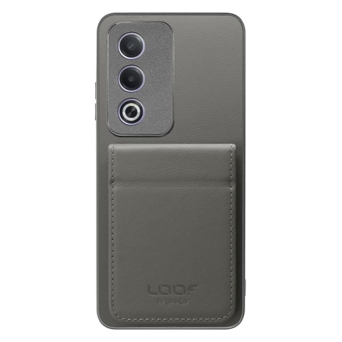 [ LOOF BASIC-SHELL SLIM CARD 2カード ] OPPO A3 5G CPH2639 ケース 背面 カード収納 カード入れ カードポケット カバー スマホケース 薄型 大容量 本革 [ OPPO A3 5G ]