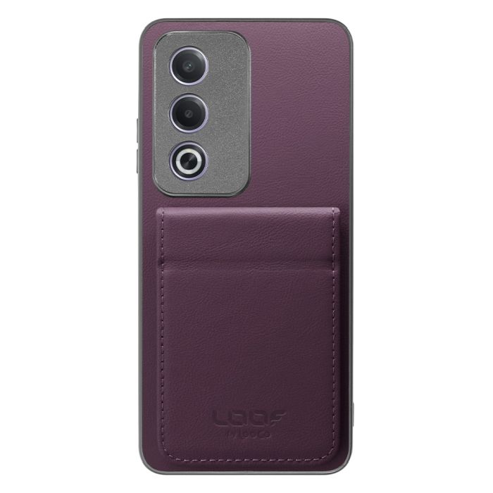 [ LOOF BASIC-SHELL SLIM CARD 2カード ] OPPO A3 5G CPH2639 ケース 背面 カード収納 カード入れ カードポケット カバー スマホケース 薄型 大容量 本革 [ OPPO A3 5G ]