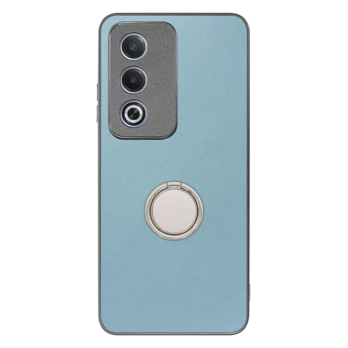 [ LOOF RING-SHELL ] OPPO A3 5G CPH2639 スマホケース 背面 ケース カバー ハードケース スマホリング リング付き 本革 ストラップホール [ OPPO A3 5G ]