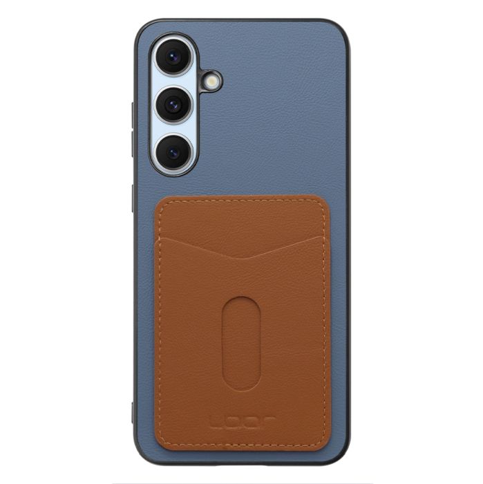 [ LOOF PASS-SHELL (LEATHER Ver.) スライド ] Galaxy S24 FE SM-S721Q / SCG30 ギャラクシー s24fe スマホケース 背面 ケース カバー ハードケース カード収納 カードホルダー ストラップホール [ Galaxy S24 FE ]