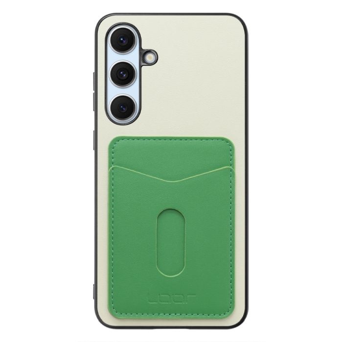 [ LOOF PASS-SHELL スライド] Galaxy S24 FE SM-S721Q / SCG30 ギャラクシー s24fe スマホケース 背面 ケース カバー ハードケース カード収納 カードホルダー ストラップホール [ Galaxy S24 FE ]