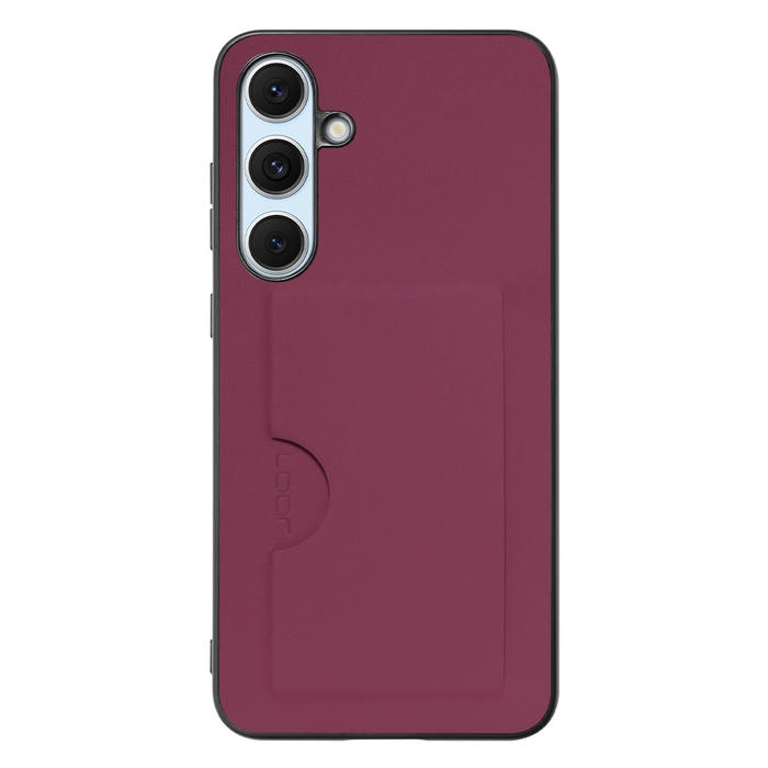 [ LOOF SKIN SLIM-SLOT ] Galaxy S24 FE SM-S721Q / SCG30 ギャラクシー s24fe スマホケース 背面 ケース カバー ハードケース カード収納 PUレザー ストラップホール [ Galaxy S24 FE ]
