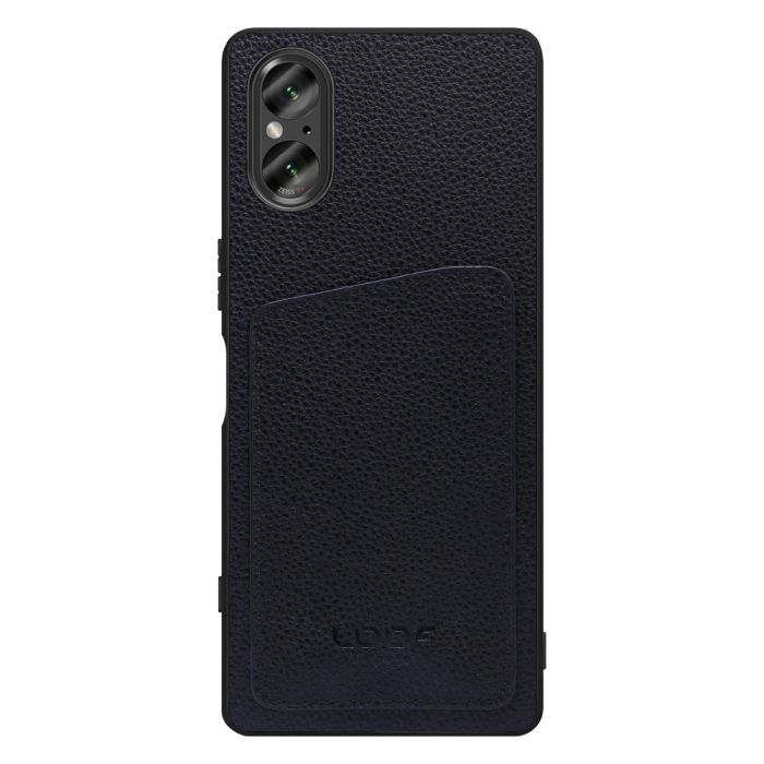 [ LOOF INVISIBLE CARD CASE-SHELL ] Xperia 5 V SO-53D / SOG12 5V Xperia5V スマホケース 背面 ケース カバー 本革 見えない収納 カード 見えない 落ちない マグネット [ Xperia 5 V ]