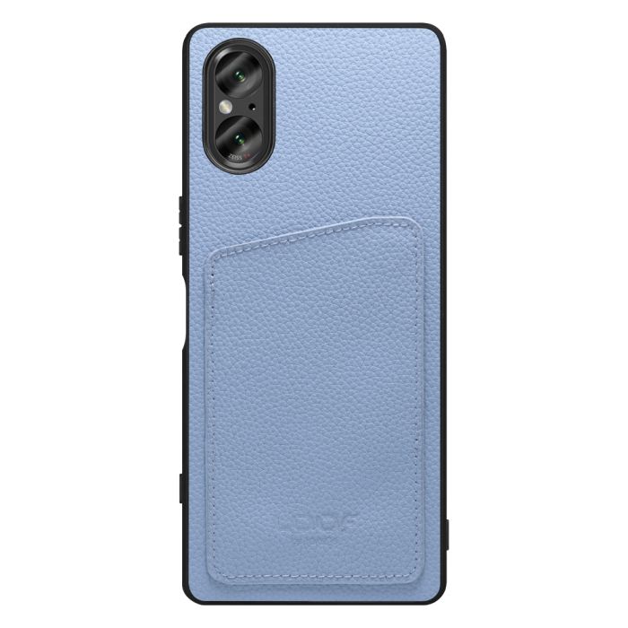[ LOOF INVISIBLE CARD CASE-SHELL ] Xperia 5 V SO-53D / SOG12 5V Xperia5V スマホケース 背面 ケース カバー 本革 見えない収納 カード 見えない 落ちない マグネット [ Xperia 5 V ]