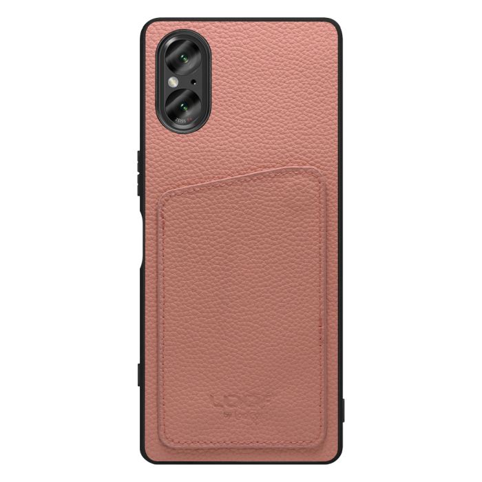 [ LOOF INVISIBLE CARD CASE-SHELL ] Xperia 5 V SO-53D / SOG12 5V Xperia5V スマホケース 背面 ケース カバー 本革 見えない収納 カード 見えない 落ちない マグネット [ Xperia 5 V ]