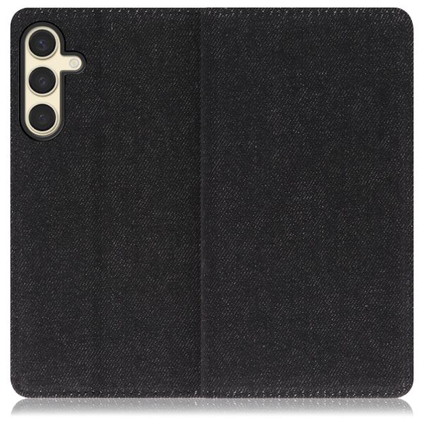 [ LOOF DENIM ] Galaxy S24 s24 スマホケース ケース カバー 手帳型ケース カード収納 マグネット付き デニム ベルトなし [ Galaxy S24 ]