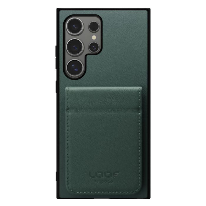 [ LOOF FOLD ] Galaxy S24 Ultra s24ultra ケース 背面 カード収納 カード入れ カードポケット カバー スマホケース 薄型 大容量 本革 [ Galaxy S24 Ultra ]