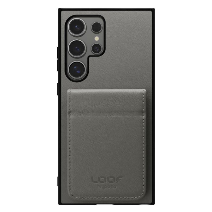 [ LOOF FOLD ] Galaxy S24 Ultra s24ultra ケース 背面 カード収納 カード入れ カードポケット カバー スマホケース 薄型 大容量 本革 [ Galaxy S24 Ultra ]