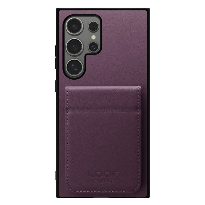 [ LOOF FOLD ] Galaxy S24 Ultra s24ultra ケース 背面 カード収納 カード入れ カードポケット カバー スマホケース 薄型 大容量 本革 [ Galaxy S24 Ultra ]