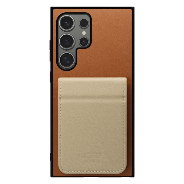 [ LOOF FOLD ] Galaxy S24 Ultra s24ultra ケース 背面 カード収納 カード入れ カードポケット カバー スマホケース 薄型 大容量 本革 [ Galaxy S24 Ultra ]