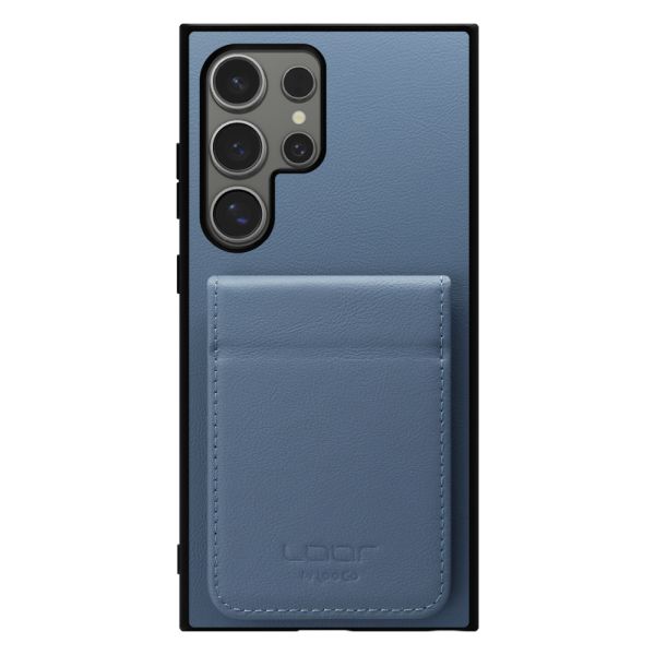 [ LOOF BASIC-SHELL SLIM CARD 2カード ] Galaxy S24 Ultra s24ultra ケース 背面 カード収納 カード入れ カードポケット カバー スマホケース 薄型 大容量 本革 [ Galaxy S24 Ultra ]