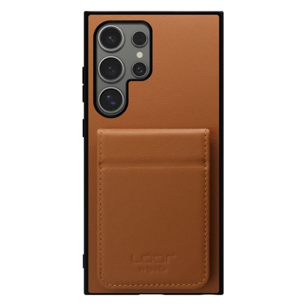 [ LOOF BASIC-SHELL SLIM CARD 2カード ] Galaxy S24 Ultra s24ultra ケース 背面 カード収納 カード入れ カードポケット カバー スマホケース 薄型 大容量 本革 [ Galaxy S24 Ultra ]