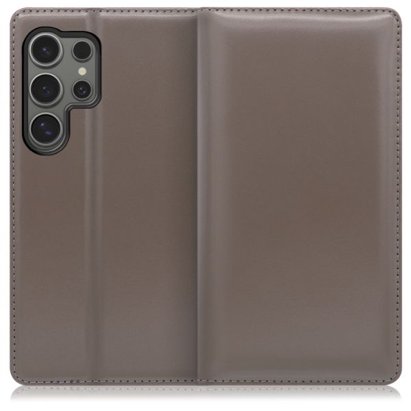 [ LOOF SIMPLLE ] Galaxy S24 Ultra s24ultra スマホケース ケース カバー 手帳型ケース カード収納 本革 マグネットなし ベルトなし [ Galaxy S24 Ultra ]