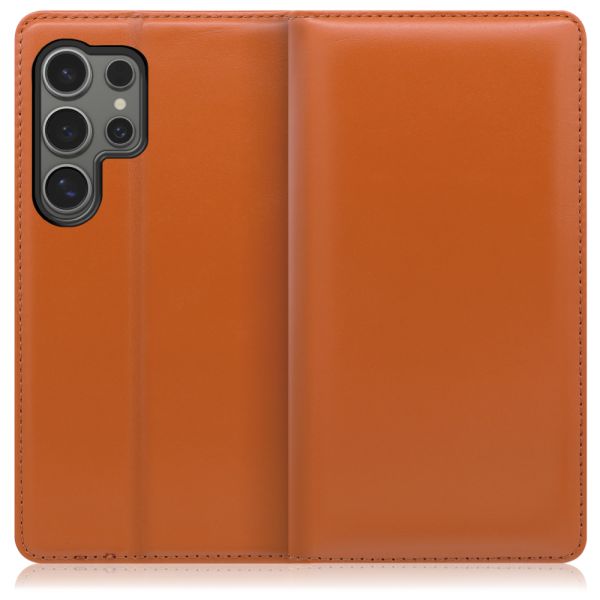 [ LOOF SIMPLLE ] Galaxy S24 Ultra s24ultra スマホケース ケース カバー 手帳型ケース カード収納 本革 マグネットなし ベルトなし [ Galaxy S24 Ultra ]