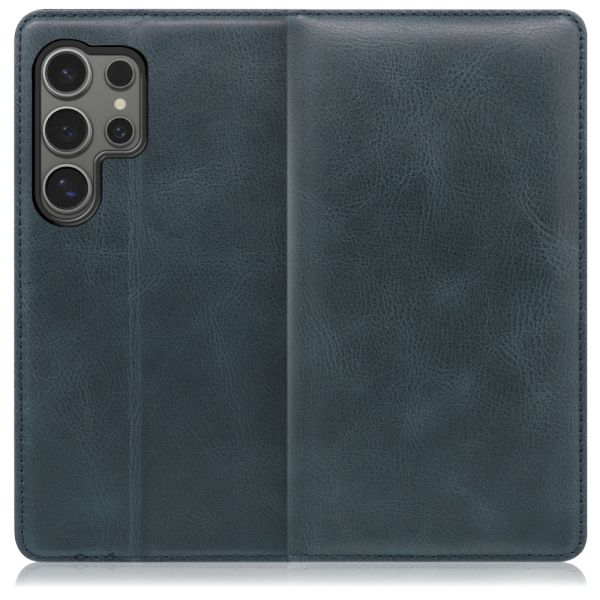 [ LOOF SIMPLLE ] Galaxy S24 Ultra s24ultra スマホケース ケース カバー 手帳型ケース カード収納 本革 マグネットなし ベルトなし [ Galaxy S24 Ultra ]