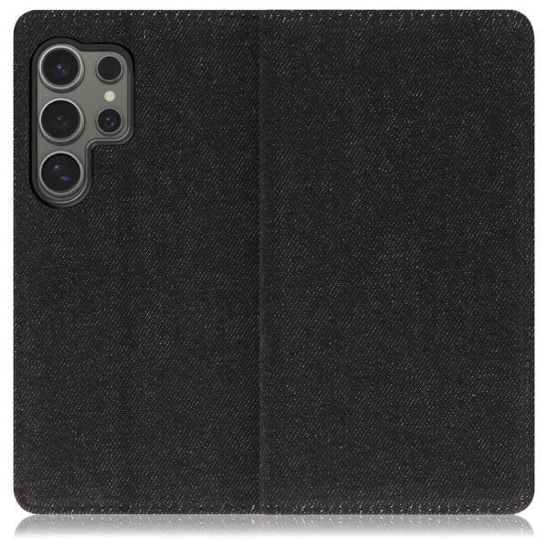 [ LOOF DENIM ] Galaxy S24 Ultra s24ultra スマホケース ケース カバー 手帳型ケース カード収納 マグネット付き デニム ベルトなし [ Galaxy S24 Ultra ]