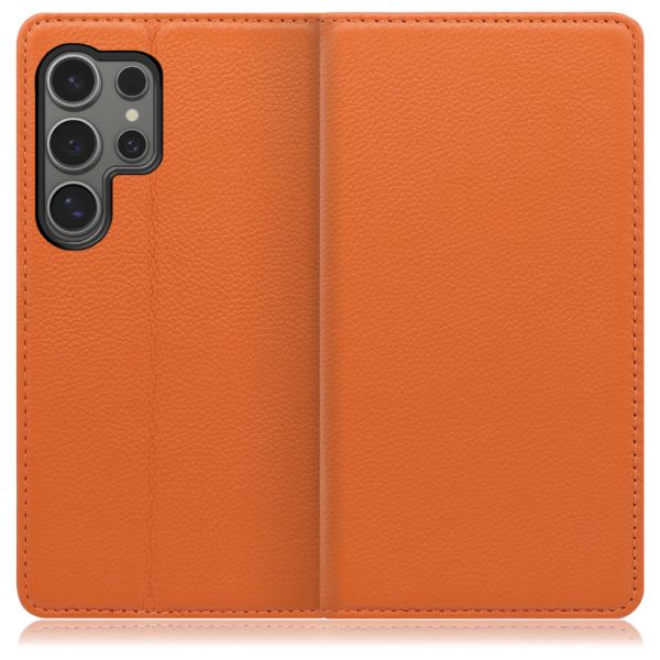 [ LOOF PASTEL ] Galaxy S24 Ultra s24ultra スマホケース ケース カバー 手帳型ケース カード収納 マグネット付き 本革 ベルトなし [ Galaxy S24 Ultra ]