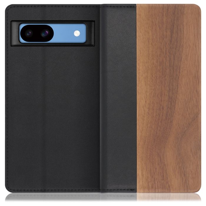 [ LOOF NATURE ] Google Pixel 8a googlepixel8a Pixel8a ピクセル8a スマホケース ケース カバー 手帳型ケース カード収納 マグネット付き 天然木 本革 ベルトなし [ Google Pixel 8a ]