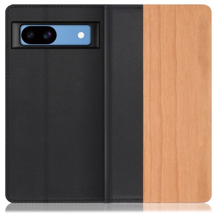 [ LOOF NATURE ] Google Pixel 8a googlepixel8a Pixel8a ピクセル8a スマホケース ケース カバー 手帳型ケース カード収納 マグネット付き 天然木 本革 ベルトなし [ Google Pixel 8a ]