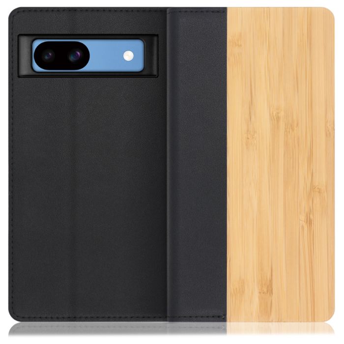 [ LOOF NATURE ] Google Pixel 8a googlepixel8a Pixel8a ピクセル8a スマホケース ケース カバー 手帳型ケース カード収納 マグネット付き 天然木 本革 ベルトなし [ Google Pixel 8a ]