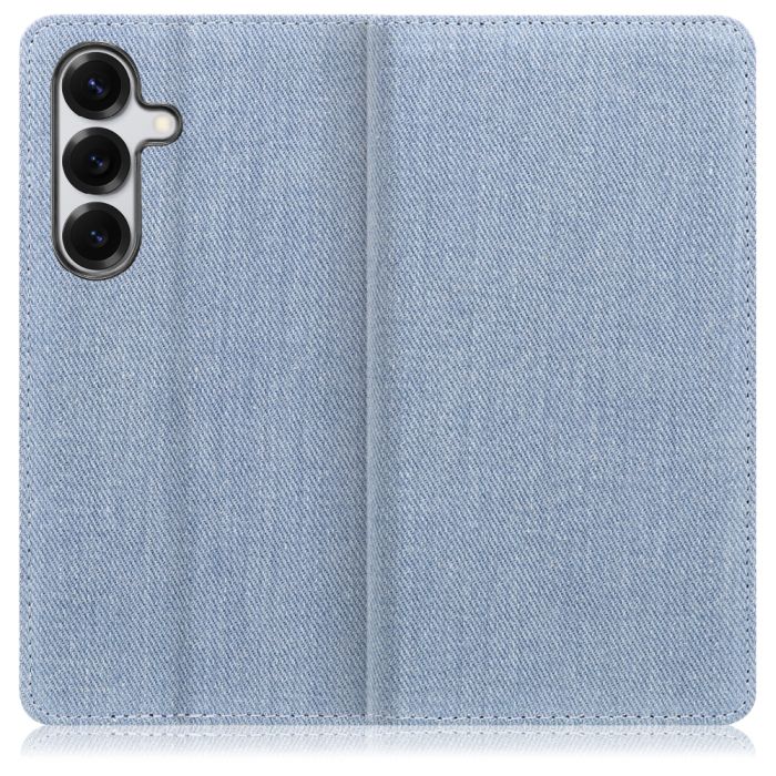[ LOOF DENIM ] Galaxy S25 SC-51F スマホケース ケース カバー 手帳型ケース カード収納 マグネット付き デニム ベルトなし [ Galaxy S25 ]
