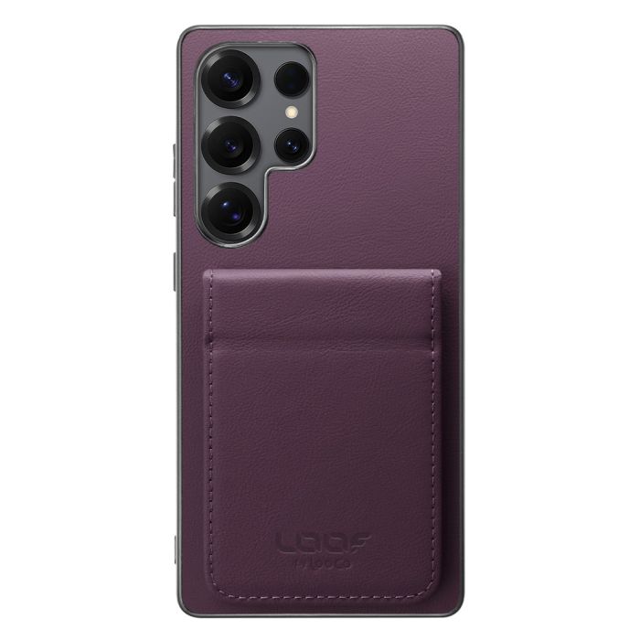 [ LOOF FOLD ] Galaxy S25 Ultra SC-52F ケース 背面 カード収納 カード入れ カードポケット カバー スマホケース 薄型 大容量 本革 [ Galaxy S25 Ultra ]