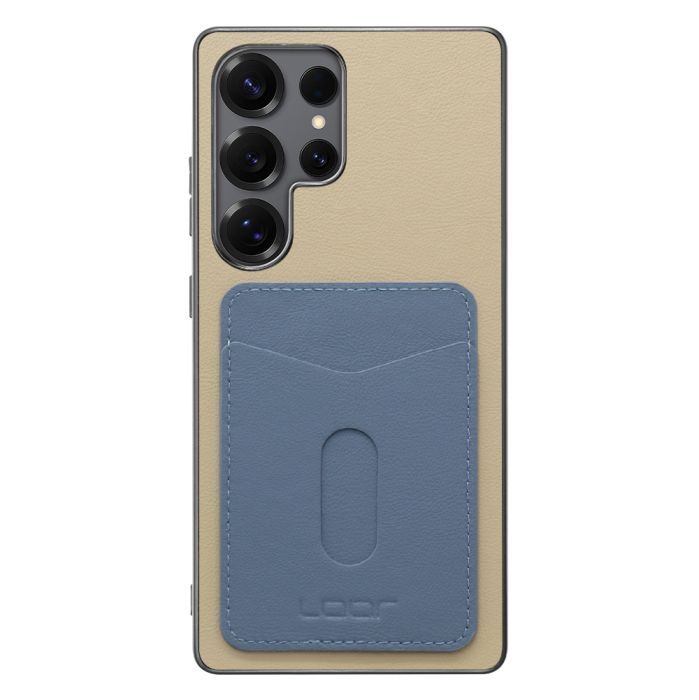 [ LOOF PASS-SHELL (LEATHER Ver.) スライド ] Galaxy S25 Ultra SC-52F スマホケース 背面 ケース カバー ハードケース カード収納 カードホルダー ストラップホール [ Galaxy S25 Ultra ]