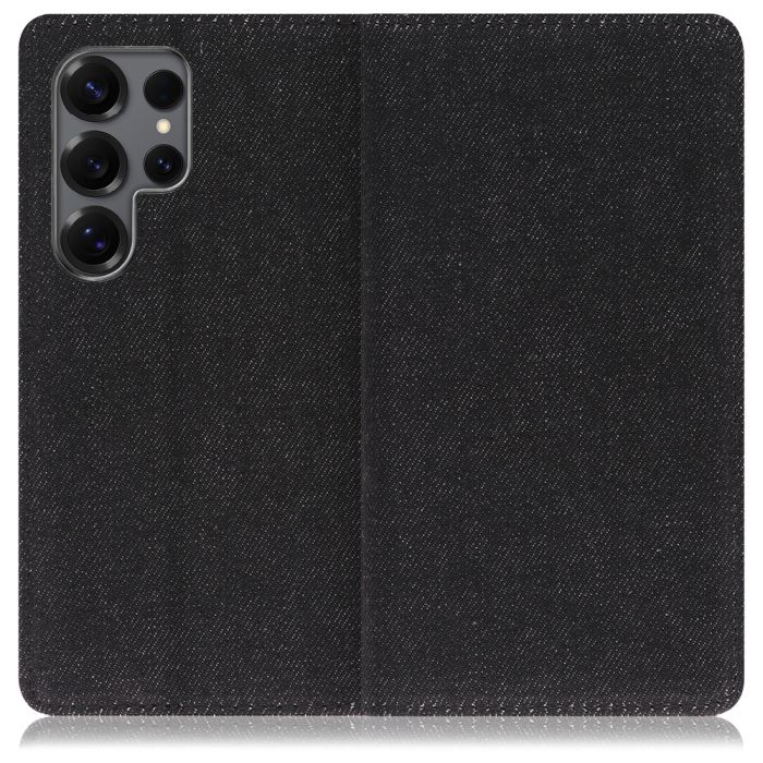 [ LOOF DENIM ] Galaxy S25 Ultra SC-52F スマホケース ケース カバー 手帳型ケース カード収納 マグネット付き デニム ベルトなし [ Galaxy S25 Ultra ]