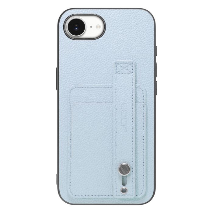 [ LOOF HOLD-SHELL CARD ] iPhone 16e  スマホケース 背面 ケース カバー ハードケース 背面ベルト カード入れ 本革 ストラップホール [ iPhone 16e ]