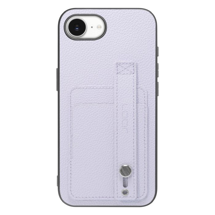 [ LOOF HOLD-SHELL CARD ] iPhone 16e  スマホケース 背面 ケース カバー ハードケース 背面ベルト カード入れ 本革 ストラップホール [ iPhone 16e ]