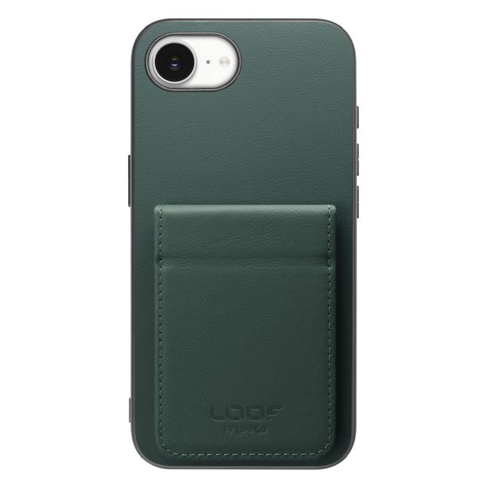 [ LOOF BASIC-SHELL SLIM CARD 2カード ] iPhone 16e / 17e iPhone16e 17e アイフォン16イー 17イー iPhone 16E アイフォン 17E ケース 背面 カード収納 カード入れ カードポケット カバー スマホケース 薄型 大容量 本革 [ iPhone 16e / 17e ]