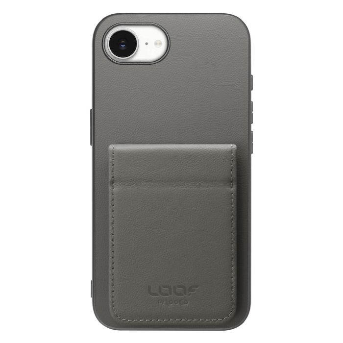 [ LOOF BASIC-SHELL SLIM CARD 2カード ] iPhone 16e / 17e iPhone16e 17e アイフォン16イー 17イー iPhone 16E アイフォン 17E ケース 背面 カード収納 カード入れ カードポケット カバー スマホケース 薄型 大容量 本革 [ iPhone 16e / 17e ]