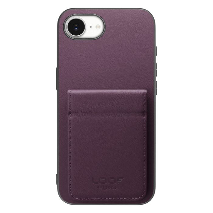 [ LOOF BASIC-SHELL SLIM CARD 2カード ] iPhone 16e / 17e iPhone16e 17e アイフォン16イー 17イー iPhone 16E アイフォン 17E ケース 背面 カード収納 カード入れ カードポケット カバー スマホケース 薄型 大容量 本革 [ iPhone 16e / 17e ]