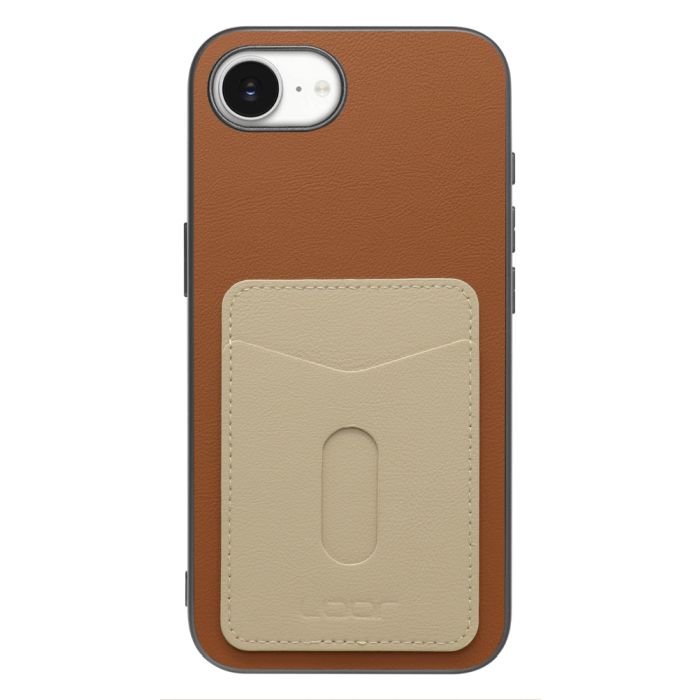 [ LOOF PASS-SHELL (LEATHER Ver.) スライド ] iPhone 16e  スマホケース 背面 ケース カバー ハードケース カード収納 カードホルダー ストラップホール [ iPhone 16e ]