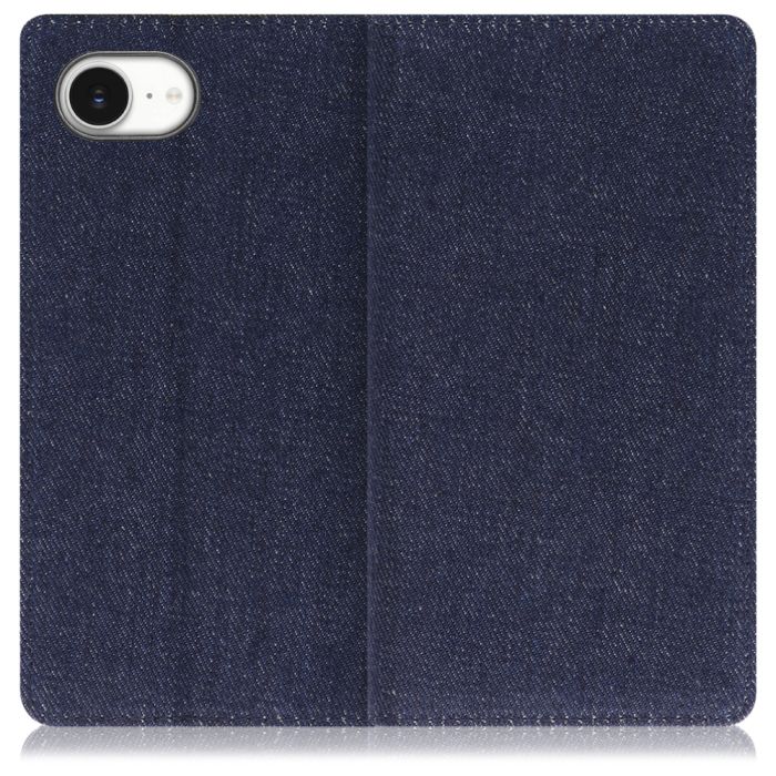 [ LOOF DENIM ] iPhone 16e  スマホケース ケース カバー 手帳型ケース カード収納 マグネット付き デニム ベルトなし [ iPhone 16e ]