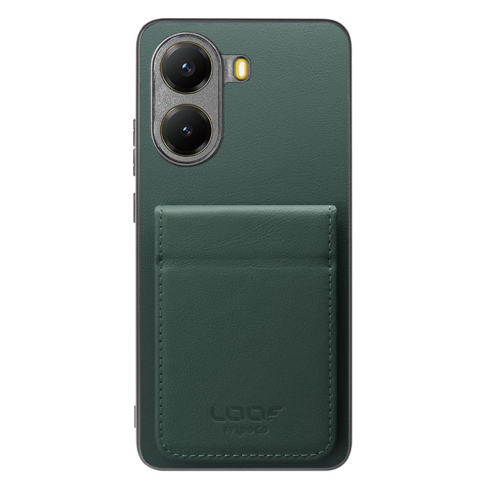 [ LOOF BASIC-SHELL SLIM CARD 2カード ] POCO X7 Pro Xiaomi ケース 背面 カード収納 カード入れ カードポケット カバー スマホケース 薄型 大容量 本革 [ POCO X7 Pro ]
