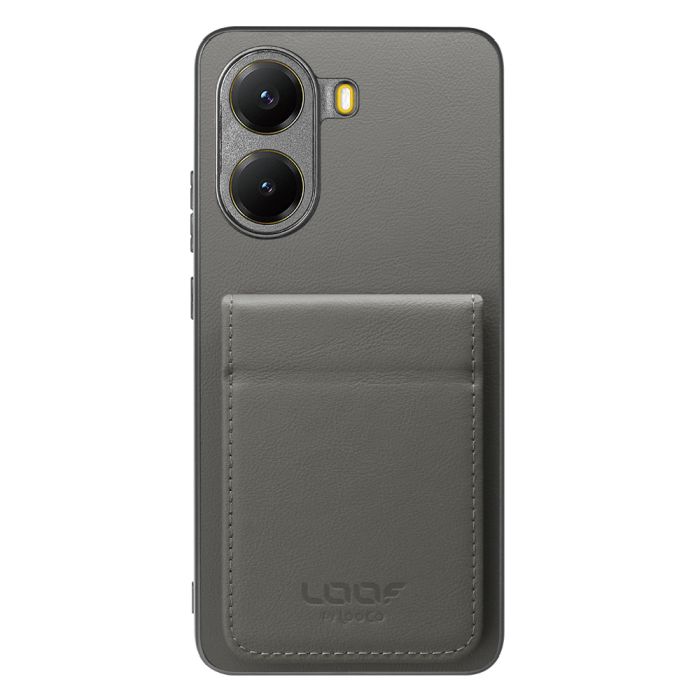 [ LOOF BASIC-SHELL SLIM CARD 2カード ] POCO X7 Pro Xiaomi ケース 背面 カード収納 カード入れ カードポケット カバー スマホケース 薄型 大容量 本革 [ POCO X7 Pro ]
