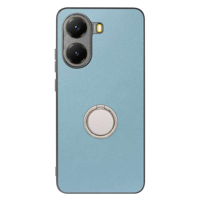 [ LOOF RING-SHELL (シンプル Ver.) ] POCO X7 Pro Xiaomi スマホケース 背面 ケース カバー ハードケース スマホリング リング付き 本革 ストラップホール [ POCO X7 Pro ]