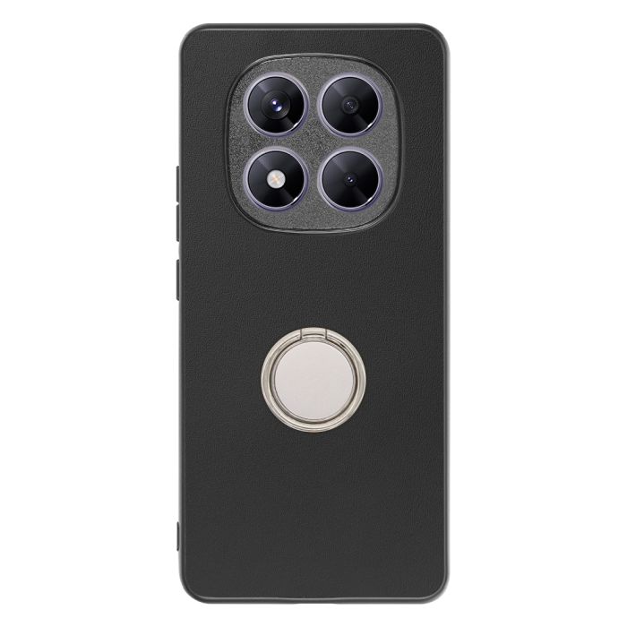 [ LOOF RING-SHELL (シンプル Ver.) ] Redmi Note 14 Pro 5G Xiaomi シャオミ スマホケース 背面 ケース カバー ハードケース スマホリング リング付き 本革 ストラップホール [ Redmi Note 14 Pro 5G ]