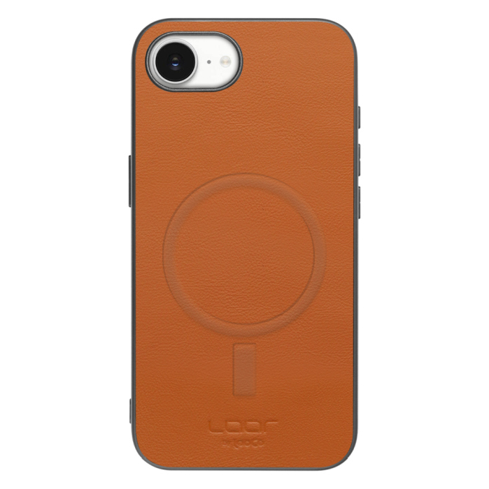 [ LOOF BASIC-SHELL MagSafe対応] iPhone 16e iPhone16e アイフォン16e iPhone 16e アイフォン 16e ケース カバー スマホケース 本革 レザー シンプル ストラップホール  MagSafe対応 [ iPhone 16e ]