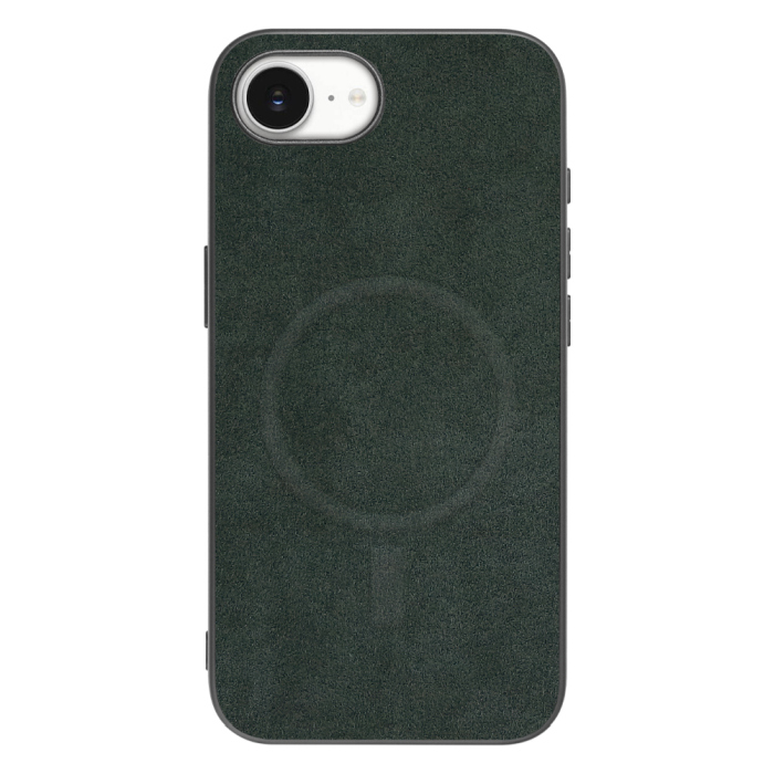 [ LOOF ALCANTARA-SHELL MagSafe対応 ] iPhone 16e iPhone16e アイフォン16e iPhone 16e アイフォン 16e ケース カバー スマホケース アルカンターラ シンプル ストラップホール MagSafe対応 [ iPhone 16e ]
