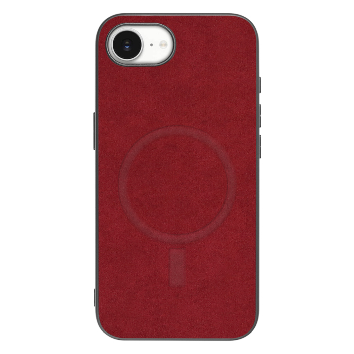 [ LOOF ALCANTARA-SHELL MagSafe対応 ] iPhone 16e iPhone16e アイフォン16e iPhone 16e アイフォン 16e ケース カバー スマホケース アルカンターラ シンプル ストラップホール MagSafe対応 [ iPhone 16e ]